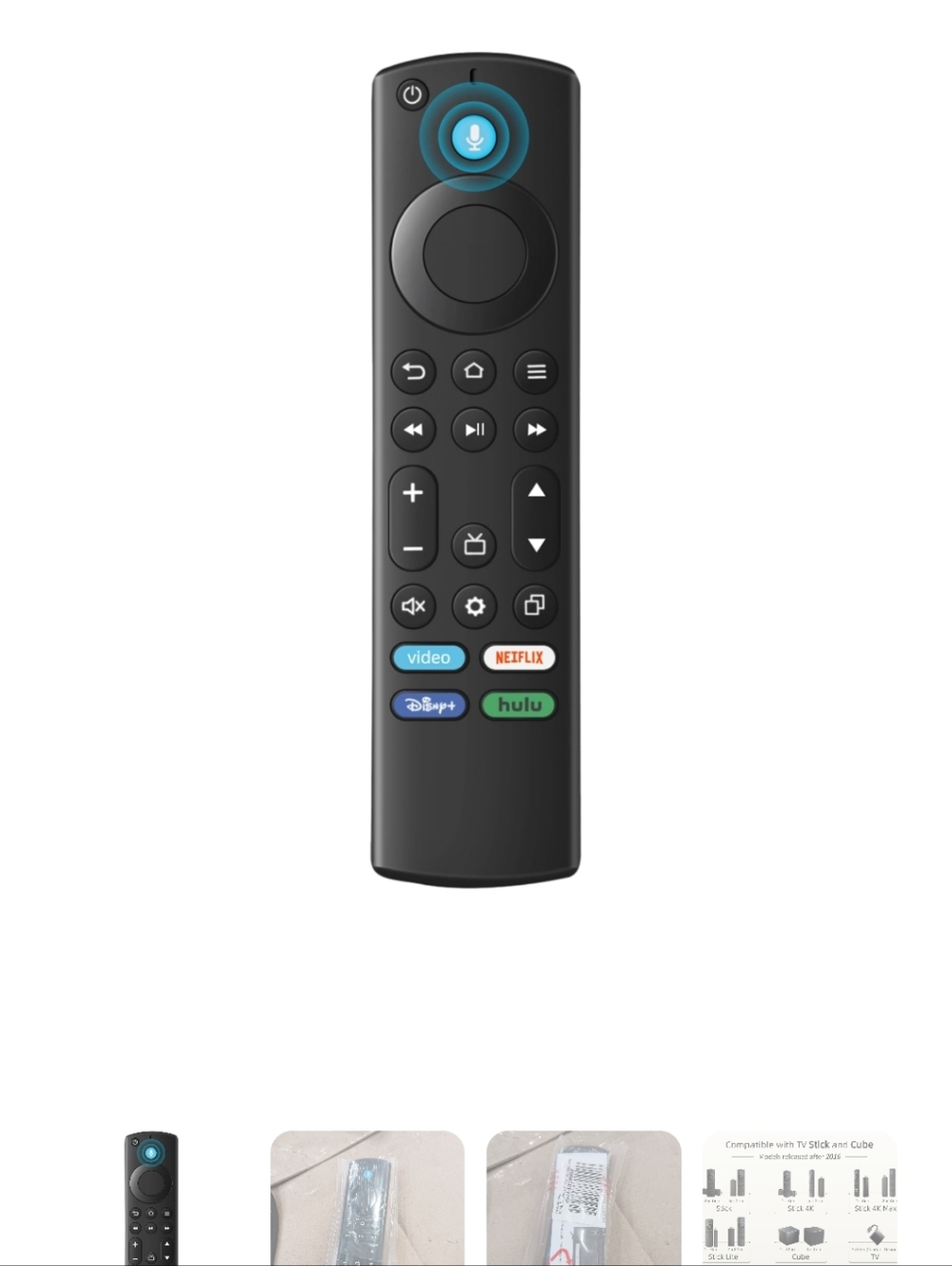Replacement Remote for All Fire Series, TV Stick (HD, 4K, 4K Max, Lite)...
